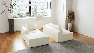 DC SC02 Cloud Couch Sectional Sofa 4-Seater