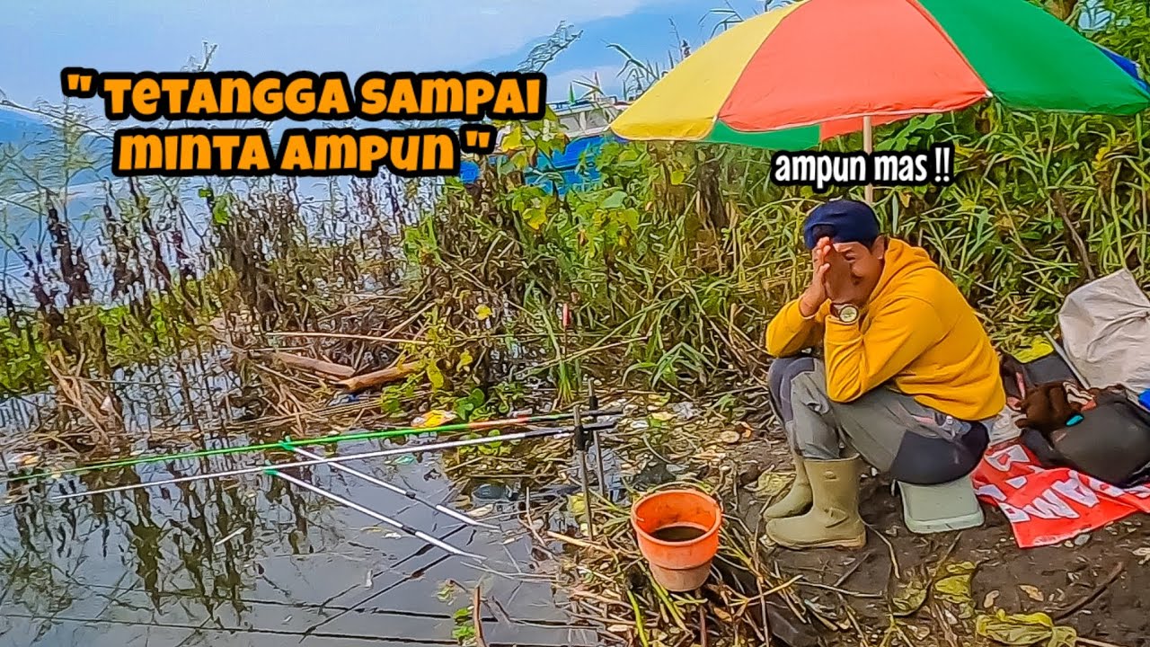GAK ADA BELAS KASIHAN ‼️ TETANGGA SAMPAI MINTA AMPUN || mancing ikan nila di waduk selorejo ngantang