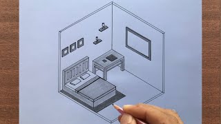 How to Draw an Isometric Room