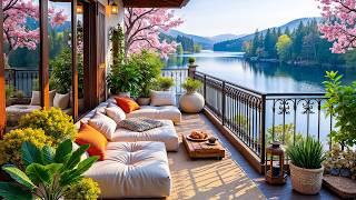 Cozy Morning Porch Ambience by the Lake 🍃 Soft Breeze, Gentle Piano for Relaxation & Calm screenshot 5