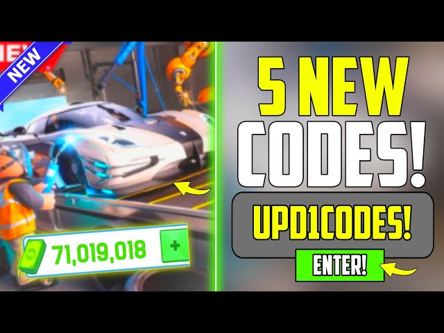 Car Factory Tycoon codes (August 2023)