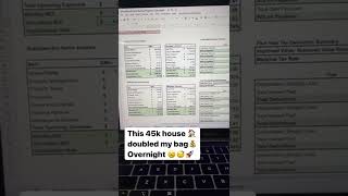 Old 45k house doubled my money overnight π΄ Old 45k house doubled my money overnight π΄