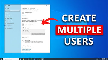 How to Create Multiple User Accounts in Windows 10 - Step By Step