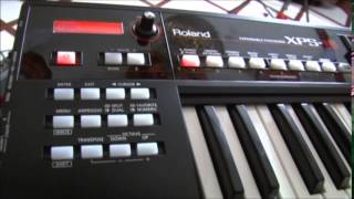 Roland XPS-10 Sample Import, Audio Play Pad and Panel Introduction chords