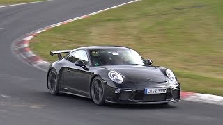 Porsche 991 GT3 MkII Still Testing on the Nordschleife!