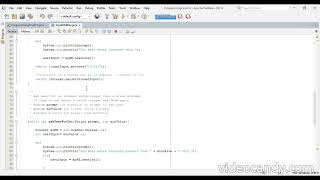 video for final ca for programming and database hdip computing CCT