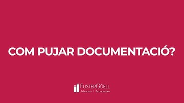 Com pujar documentació? Tutorial BiLoop FusterGüell