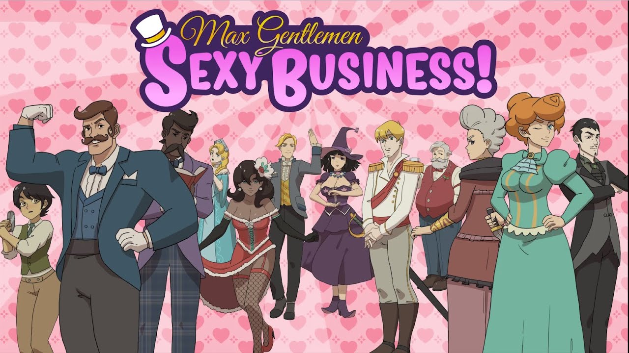 max gentlemen, sexy business, dating sim, business sim, indie.