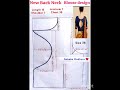 New Back Neck Blouse design size 38 #shorts #youtubeshorts #blousedesign #Rebeka Modhura