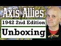 Unboxing Axis & Allies 1942 2nd Edition - Detailed View of Board and 410 pieces!