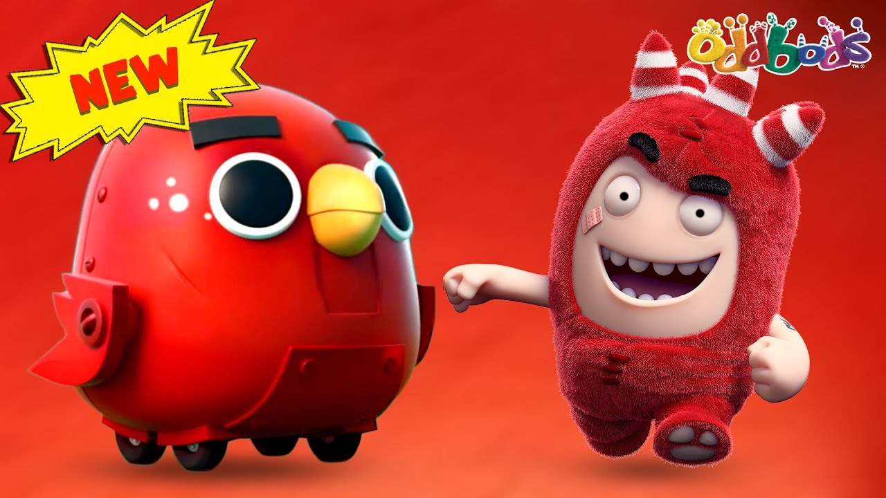 ⁣Oddbods | JEFF VE ÖFKELI KUŞ | Çocuklar için Çizgi Filmler