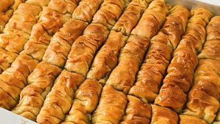 ПАХЛАВА ТУРЕЦКАЯ РЕЦЕПТ/Büzmə Paxlava/Burma Baklava tarifi/Türk Paxlavası/Easy Turkish Baklava