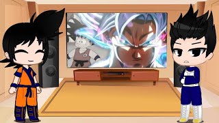 Goku y Vegeta reaccionan a Goku me enseñó a jamás rendirme