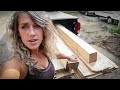 MILLED and BUILT in ONE DAY!! | Quick & Dirty MILLED LUMBER for GARAGE ADDITION