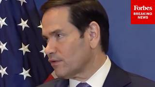 WATCH: Reporter Questions Rubio About MOU Between U.S. And Iran