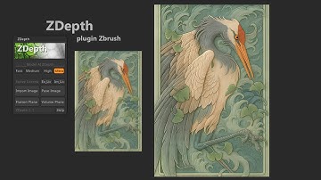 ZDepth Plugin 1.1 for ZBrush – Update: Layers & Line Net