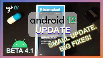 Android 12 Beta 4.1 is here! Small Update Big Fixes! Pixel 3XL 4XL Pixel 5 #TeamPixel #madebygoogle