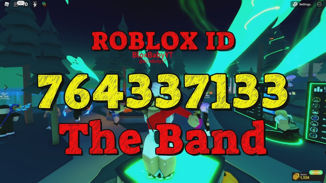 THE BAND Roblox Song Codes - YouTube
