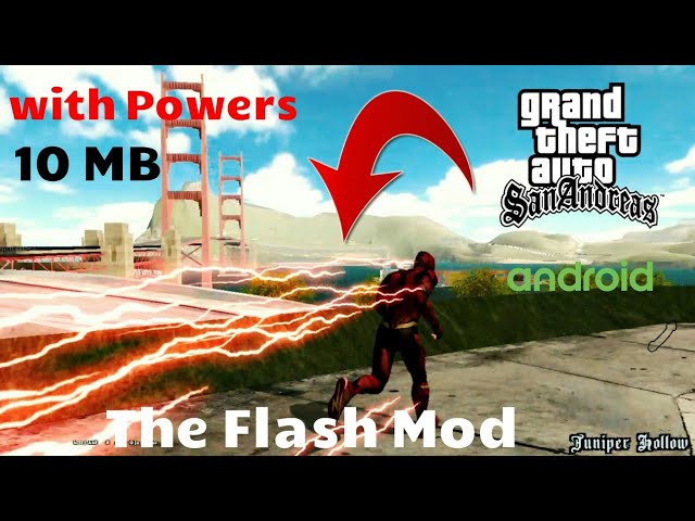 Download The Flash superpower mod for GTA San Andreas (iOS, Android)