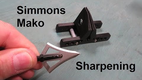 Simmons Mako sharpening and Sharpness test
