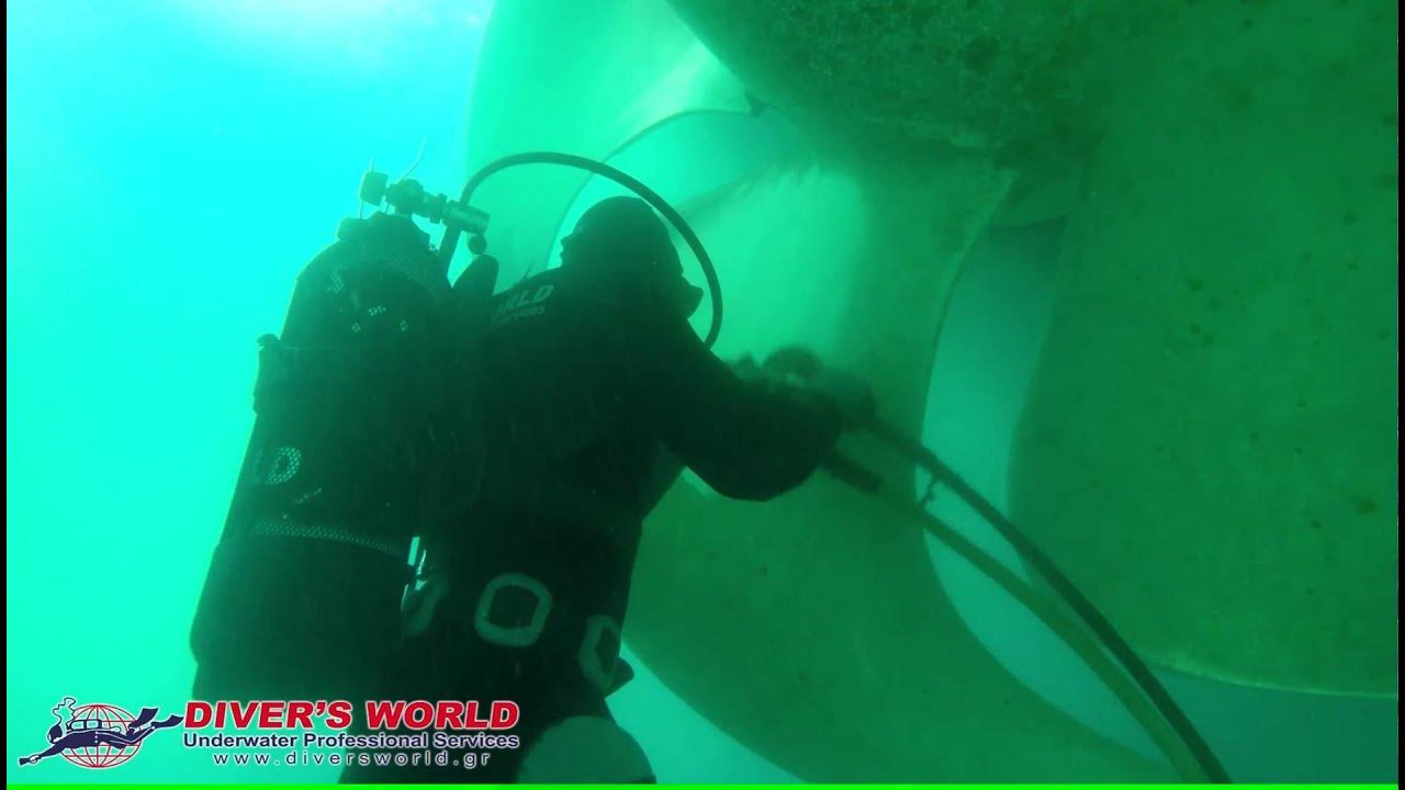 Underwater Propeller Cleaning and Polishing 4K YouTube