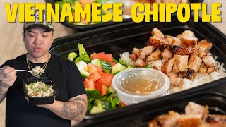 Vietnamese Lemongrass Pork Chop Rice Bowl