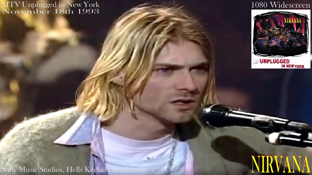 Nirvana MTV Unplugged In New York 1993 1080 Widescreen - YouTube