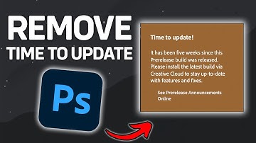 How To Remove "Time To Update" In Photoshop (Step By Step)