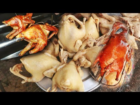THIÊN ĐƯỜNG ẨM THỰC LẠNG SƠN em gái quay gà số 1 đường Bắc sơn- Ẩm thực phố núi | Mua đặc sản 3 miền
