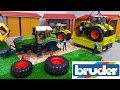 BRUDER RC transport action - RC tractor Claas transports another Claas!