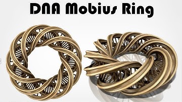 How to Make a DNA Mobius Ring in SolidWorks | SolidWorks 3D Modeling Tutorial
