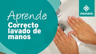 Información Coronavirus Lavado de Manos - Clínica Alemana