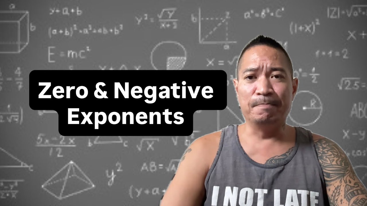 Zero & Negative Exponents (6th Grade & Pre-Algebra Class) - YouTube