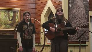 Mitchell Girls cover EmmyLou by First Aid Kit open mic night May 2024