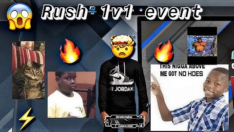 So I took my slashing playmaker to the rush 1v1 event...