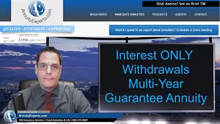 Stripping the interest from a Multi Year Guarantee Annuity rate of 3.55%.