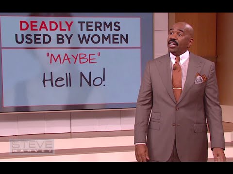 Deadly words used by women || STEVE HARVEY