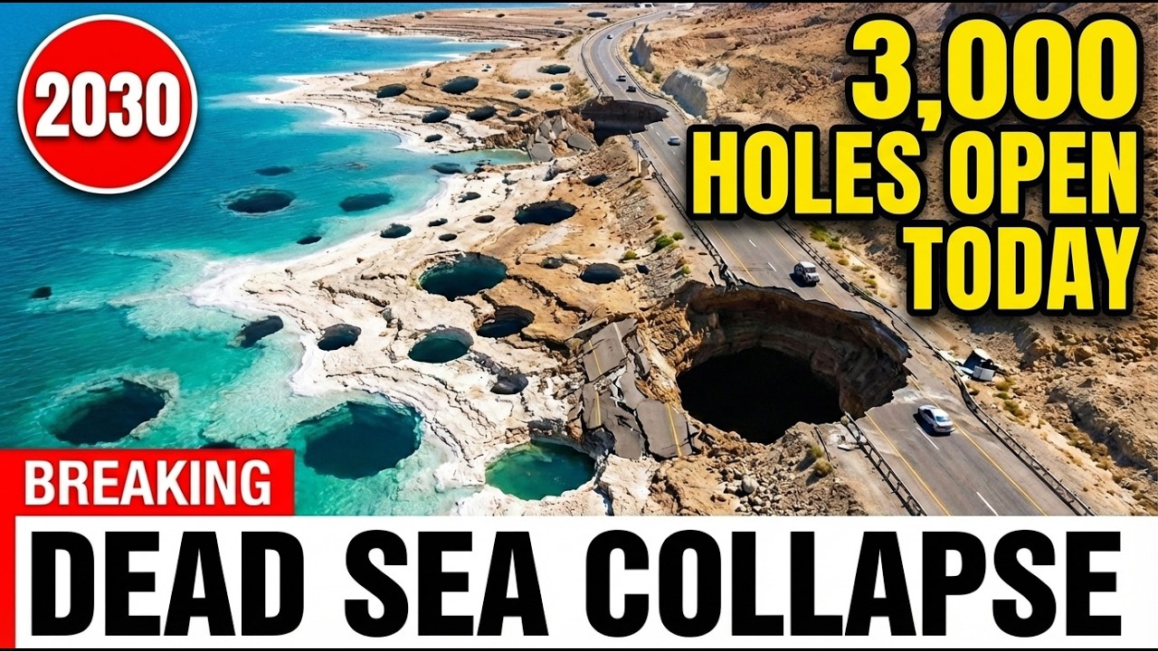 Dead Sea DISSOLVES 6,400 Voids — Salt Foundation COLLAPSING as Dissolution Front DOUBLES Speed!