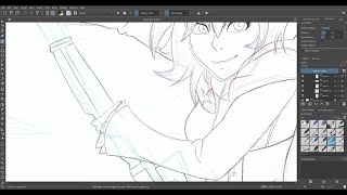 Ruby Rose (Drawing Timelapse)