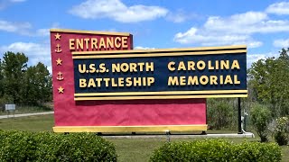 U.S.S. North Carolina Battleship Memorial.#ww2 #northcarolina #respectsoldiers #battleship #respect