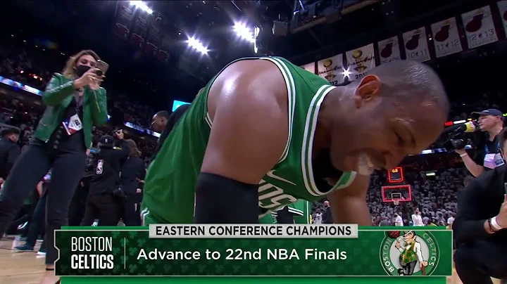 Boston Celtics Celebrate Game 7 Victory