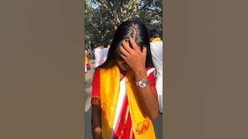 104th convocation 🎓#BHU #convocationday #redsaree #safa #uttaria #degree.