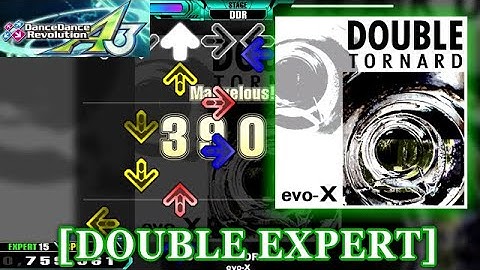 【DDR A3(GP)】 DOUBLE TORNARD [DOUBLE EXPERT] 譜面確認＋クラップ