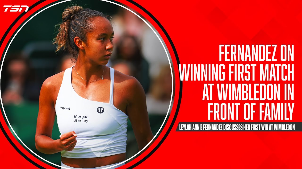 Fernandez calls it 'special' to win her first ever Wimbledon match