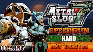 Metal Slug 7 - Full Speedrun HARD No Death [Fio - 29 Mins]