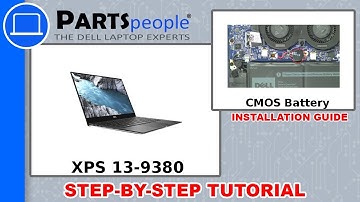 Dell XPS 13-9380 (P82G002) CMOS Battery How-To Video Tutorial