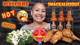Trying Blove's Smackalicious Hot Sauces | All 3 @Bloveslife by Xtina Grubz 5,326 views 1 year ago 31 minutes