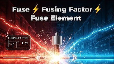 Power System Protection Explained | Fuse Elements & Fusing Factor #sscje  #rrbje #ddaje #nhpcje 