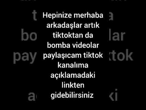 ARTIK TİKTOKDAYIZ !!!