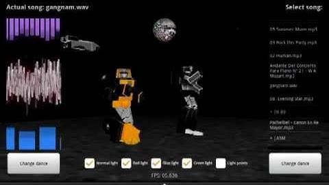 Android OpenGLES 1 - Dancer